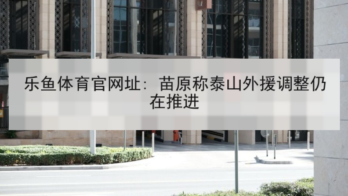 乐鱼体育官网址: 苗原称泰山外援调整仍在推进